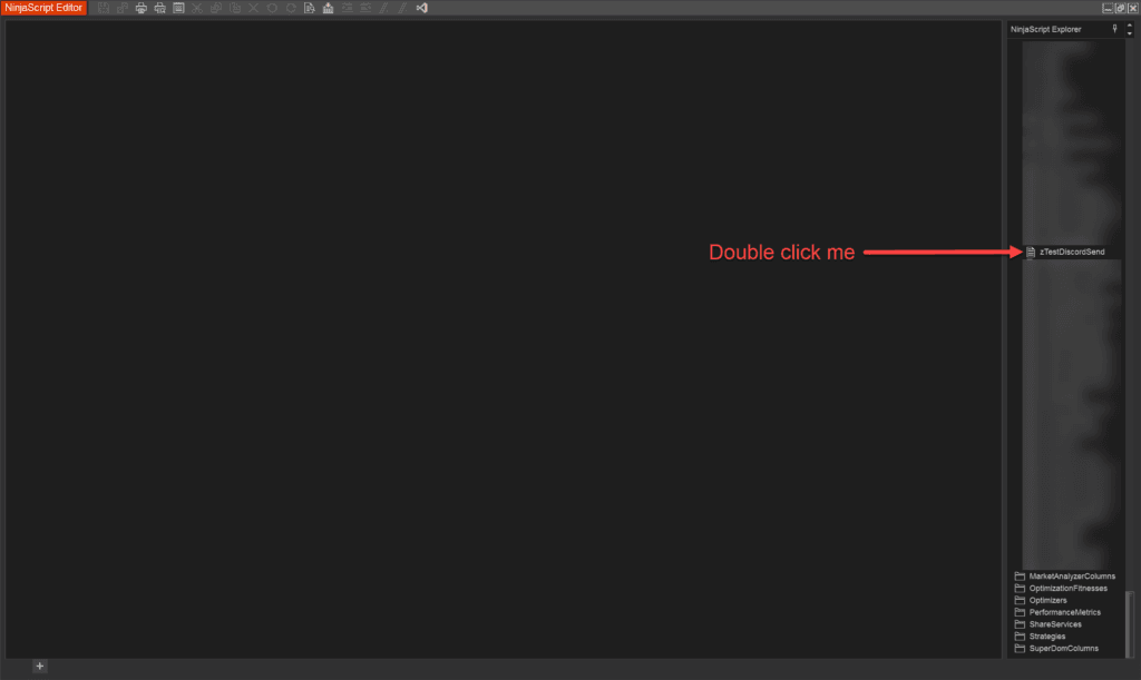 Discord NinjaTrader Example Script