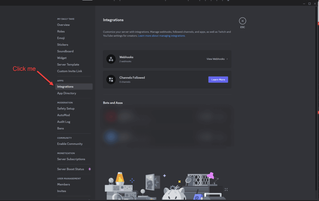 Setup Discord for NinjaTrader Bot
