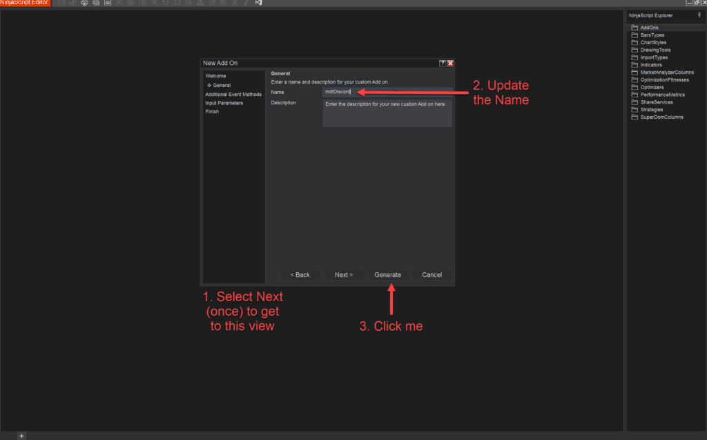 Setup NinjaTrader for Discord Bot