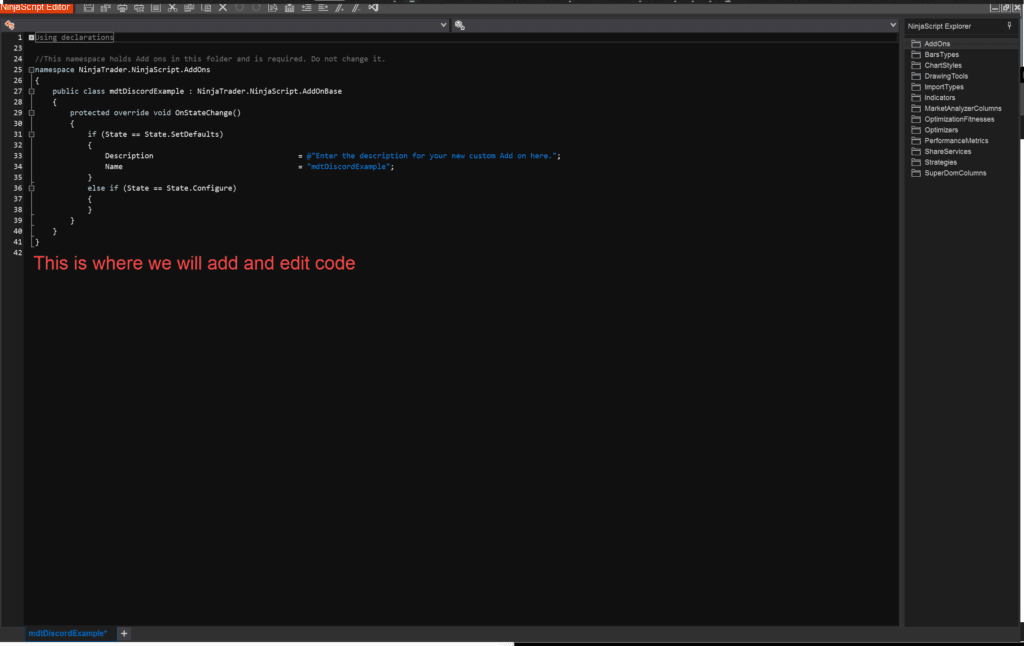 Setup NinjaTrader for Discord Bot