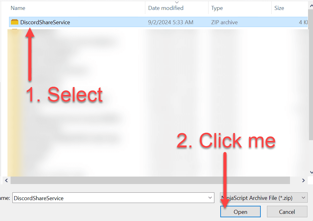 Setup NinjaTrader 8 Discord Share Service