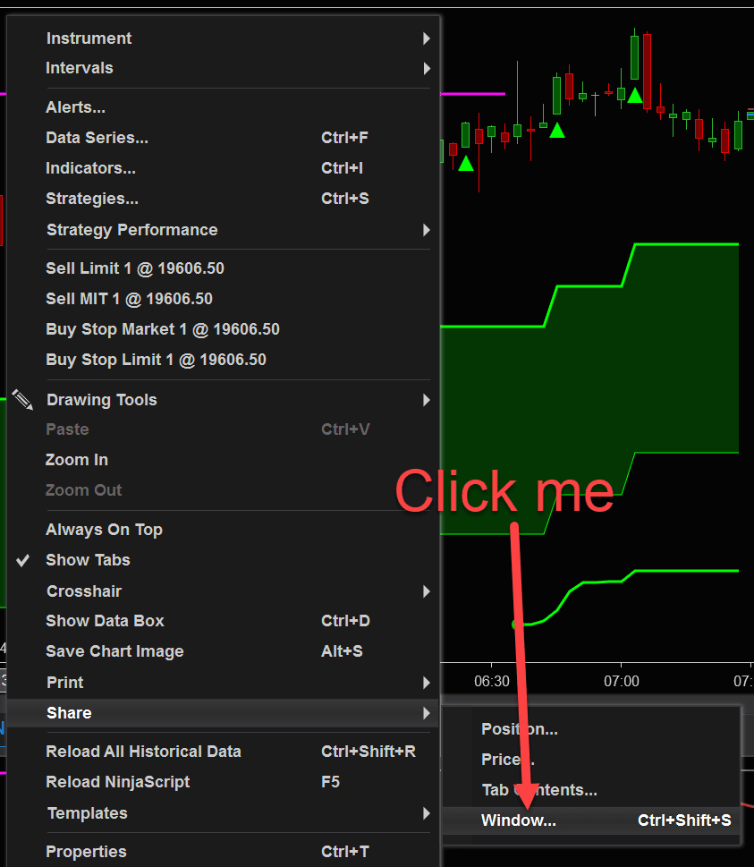 Setup NinjaTrader 8 Discord Share Service