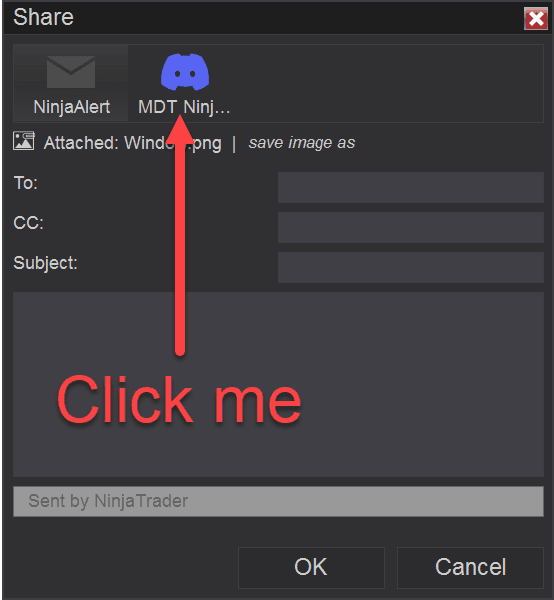 Setup NinjaTrader 8 Discord Share Service
