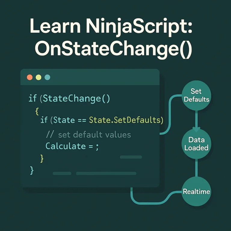 Learn NinjaScript: Trend Detection with Custom Logic (BMA Part 4 ...