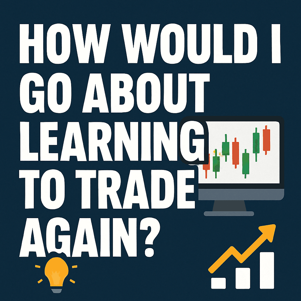 How would I go about Learning to Trade Again