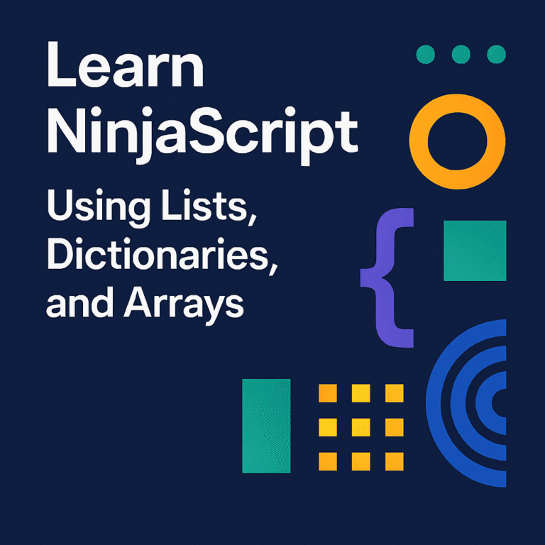 Learn NinjaScript: Using Lists, Dictionaries, and Arrays