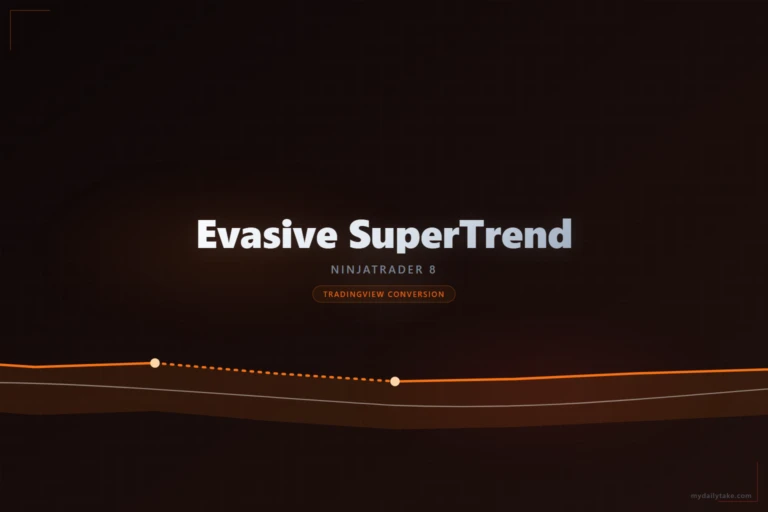 Cover image: Evasive SuperTrend NinjaTrader 8 conversion
