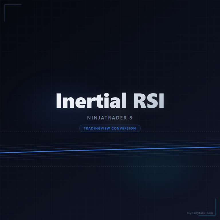 Cover image: Inertial RSI NinjaTrader 8 conversion