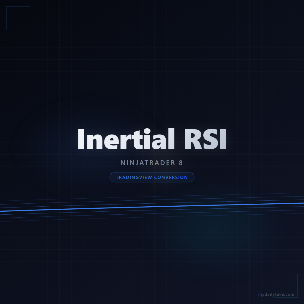 Cover image: Inertial RSI NinjaTrader 8 conversion