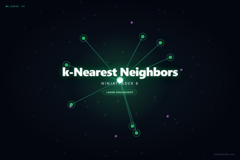 k-Nearest Neighbors — machine-learning indicator for NinjaTrader 8