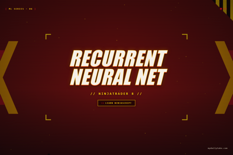 Recurrent Neural Network — machine-learning indicator for NinjaTrader 8