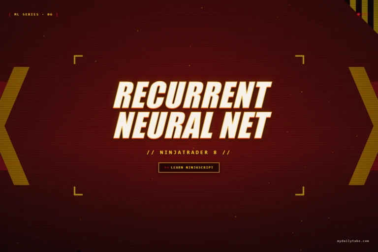 Recurrent Neural Network — machine-learning indicator for NinjaTrader 8