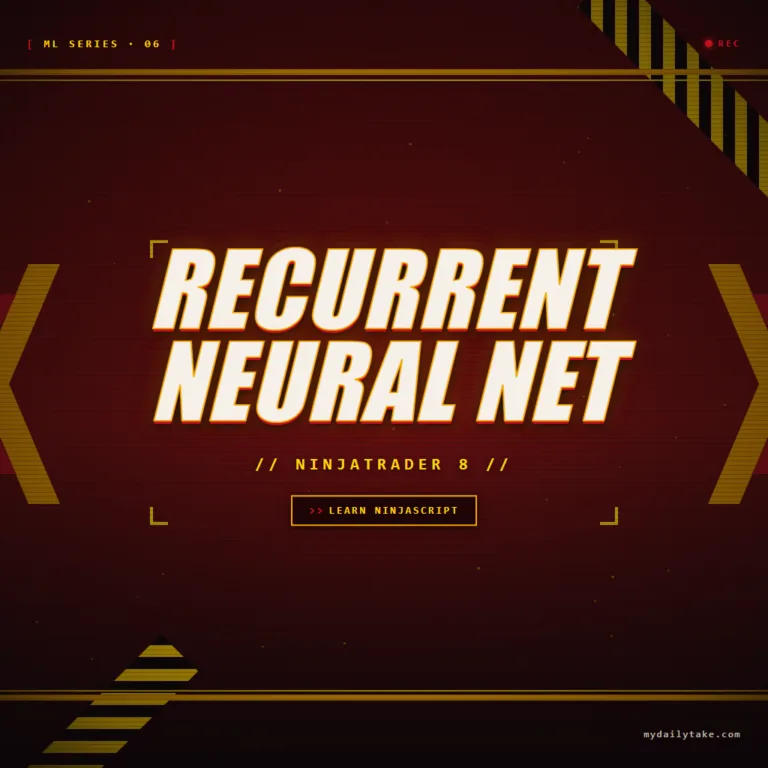 Recurrent Neural Network — machine-learning indicator for NinjaTrader 8