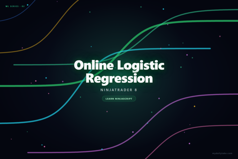 Online Logistic Regression — machine-learning indicator for NinjaTrader 8