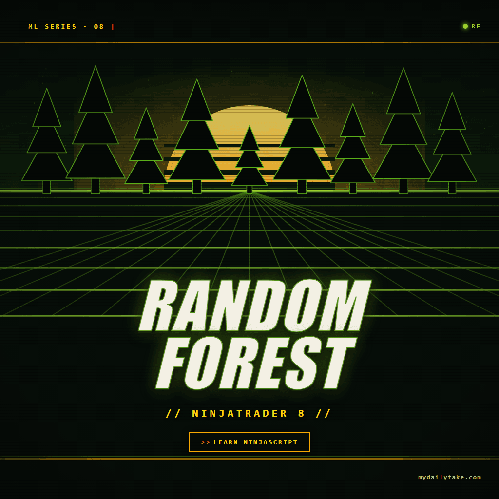 Random Forest — machine-learning indicator for NinjaTrader 8
